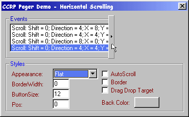 CCRP Pager Control - Horizontal Scrolling 1 (8502 bytes)